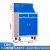 重型工具柜铁皮柜车间用双开门加厚文件柜移动储物柜多功能工具柜 (蓝色)二斗工具柜