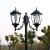 远波  草坪灯路灯高杆灯室外防水户外灯景观灯	市电款两灯头3.2米高