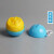 谋福 CNMF 一次性加厚雨衣 便携式雨衣球 5件装 蓝色 均码 