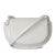 MOSPOKE高定2024春夏新款小众设计时尚单肩斜挎马鞍包贝壳小包包 白色