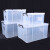 海客艺佳 透明收纳箱塑料整理箱储物收纳盒周转箱 100L: 61*42.5*35cm