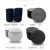日本防尘口罩DR28面具用辅助配件碳片3n11cn活性炭棉片过滤棉 三层碳棉8厘米（100）片