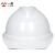 一盾免费印字 一盾国标加厚安全帽工地男领导ABS建筑工程头盔监理定制LOGO 白色