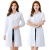 白大褂长袖医生服女短袖薄款夏季大衣学生实验美容院师护士工作服 女修身款短袖 XS