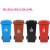 户外垃圾桶240升容量挂车分类带盖商用120小区室外大号环卫箱 100升加厚[蓝色] 可回收物