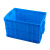 周转箱加厚长方形大号带盖储物收纳箱子养龟箱胶箱塑料筐物流胶框 400160箱外径450335170mm绿色无