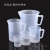 RICH LAB 食品级塑料量杯250 500 1000ml 2L 5L烘焙奶茶加厚家用PP刻度烧杯 2000ml