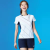 2024年yy羽毛球服男款女夏季网球服女短裙套装速干大赛服装 女套装配深蓝色短裤 M