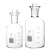 单盖溶解氧瓶玻璃污水瓶BOD双盖水样采集瓶标准口带塞白色/棕色125/250/500/ 棕色双盖125ml