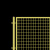 卡英 仓库隔离网 隔离栏 可移动护栏 围墙护栏网 底座款（含1柱1座） 1.2米高*3.0米宽