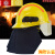 东安17式统型款消防头盔（半盔型）韩式款FTK-B型新式消防员灭火 黄色（九派）