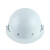 埠帝红钢纸电焊头戴式焊帽焊接焊工帽全脸隔热防飞溅 白色安全帽自带卡槽