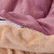 雅鹿 冬季牛奶绒四件套 床上用品双面加厚双人珊瑚绒法兰绒被套床单 繁花-豆沙【高克重牛奶绒】SY 1.8m床笠款四件套-被套200x230cm