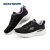 斯凯奇（Skechers）夏季新款轻弹舒适休闲男女运动跑步鞋情侣百搭款220894&129423 女款-黑色/紫色/BKPR 37