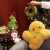 乐怡萱圣诞老人玩偶毛绒玩具公仔圣诞节树装饰雪人娃娃摆件礼物抱枕女生 姜饼人 40厘米