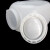 海斯迪克 方形堆码桶 白色包装桶法兰桶圆桶 加厚塑料化工桶发酵桶储水桶 25L重2.4斤 HKWY-15
