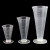 海斯迪克 HKCL-759 PP三角量杯 三角杯 刻度杯塑料量杯 刻度量杯透明杯 100ml 