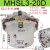 气动三爪手指气缸MHSL3-16/32/40/50/80/100/125D机械手夹具 MHSL3-20D