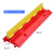 穿线橡胶PVC线槽室内外电线缆保护压线板盖线板橡胶减速带马路过 过线槽红中二 5*5.5cm