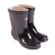 双安 绝缘靴 BX251 黑色 37码 25KV 中筒橡胶靴 电工防触电雨靴 耐磨防滑