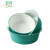 卫洋WYS-2357 塑料水盆 大中小三件套绿白 加厚塑料洗脸盆清洗盆清洁盆