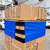 卡板绑带 牛津布打包缠绕布 固定托盘捆绑带 货物物流运输绷带 蓝色 70cm*4.6米
