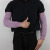 针织弹力套袖加长款工作透气舒适护袖家务清洁防污防脏男女用袖套 针织弹力套袖 浅紫色：2双