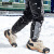 安赛瑞 冰爪防滑鞋套 雪地冰面10齿 简易鞋链雪爪 黑色S码 25608