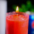 豪思克普 家用应急蜡烛（2根装） 防风防灾无烟停电照明红蜡烛 加大加粗加长
