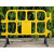 塑料铁马护栏停车场公路隔离护栏加厚防撞交通施工移动围栏 黄色1400*1000常规