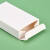 小白盒通用 扁款双插纸盒定制  中性白卡纸盒 白色长方形纸盒 10 CM 8X2 CM 100个
