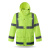 反光雨衣建筑施工保安荧光防水外套环卫保安巡逻防风可印字 205款300DPU上衣M码