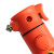 工孚 多功能消防手电筒应急照明警示闪光灯安全锤破窗器六合一 桔红色 一个价
