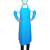 TPU背带防水防油围裙工作冷库水产食品厂家用厨房做饭围腰工作服 TPU白色 单围裙