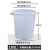 塑料桶特大加厚水桶储水用带盖大号小酵素桶发酵桶大桶 白色带盖180L装水约132斤