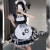 桐崎女仆装cos可爱女佣软妹猫咪二次元洛丽塔cosplay服装lolita连衣裙 黑色猫咪七件套 S