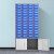 越越尚  零件柜电子元件存储柜工具整理柜钢制物料柜零件收纳柜 52抽蓝色抽屉下档  YYS-SJG-208