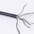硕达建联 304不锈钢绳 包胶钢丝绳 包胶不锈钢丝绳 （一米价） 黑色包塑1.5mm（7*7） 