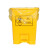 废物垃圾袋黄色诊所用大号废弃物小号塑料专用袋 厚度5丝80x90cm手提100只无活动 加厚