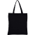 安赛瑞 帆布手提袋 环保购物包棉布袋 手提帆布空白袋 34×40cm黑色无底无侧 2A00237