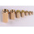 SMC 黄铜平头消音器10个装；1分（单位：包）