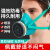 防毒面具喷漆化工面罩隔离气体异味农药呼吸防护全面罩口罩 5只滤毒盒