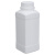 级大口方形塑料瓶分装瓶密封化学HDPE试剂瓶取样瓶1000ML毫升 1000ML半透明【配黄绿盖】*15个