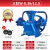 捷豹款活塞空压机机头总成工业级通用型压缩机打气泵泵头配件大全 三缸W0.3612.5