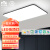 雷士照明（NVC）LED吸顶灯现代简约客厅卧室书房灯具智能全光谱小白灯圆形灯饰 黑潮-128W