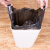 comet 黑背心垃圾袋一次性手提式垃圾袋塑料袋大号垃圾袋 30*50【36个】