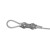  安达通 不锈钢单夹双夹 紧固卡头版式夹头钢丝绳锁 双夹M5 