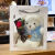 山头林村520送给女朋友的礼物盒装小熊公仔熊毛绒玩具布娃娃情人节生日 兔兔 粉色毛衣白熊 30厘米熊【礼袋】