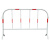 HUAIFENG/淮风铁马防护栏 长1.5×高1米 2kg 白色款 护栏隔离栏道路交通安全防护栏临时施工围栏