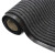 科力邦（Kelibang） 条纹复合地毯可裁剪双条纹PVC复合防滑隔水垫酒店地垫走廊防滑地毯 1.8*10m KB1211 灰色